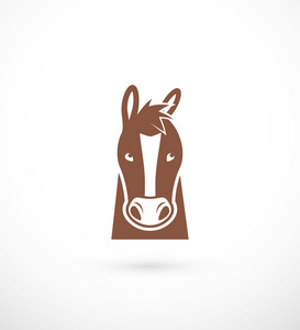 漫画卡通马头图片