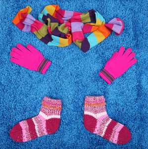 冬季围巾 手套 袜子