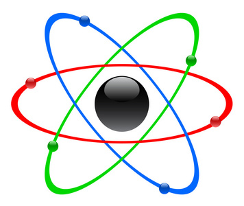 颜色原子符号 矢量