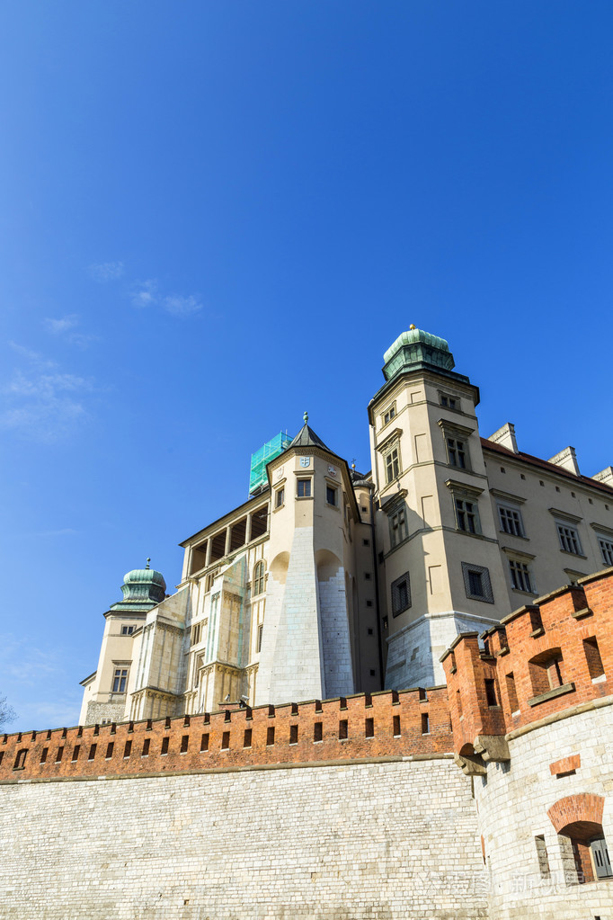 在克拉科夫波兰的瓦维尔皇家城堡