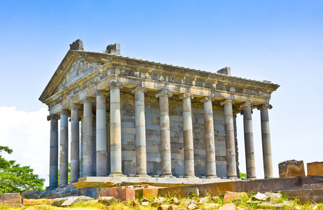 古色古香的寺庙中加尼，armenia.old 亚美尼亚异教庙宇中  即亚美尼亚