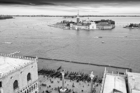 威尼斯的 aereal 视图