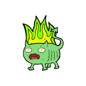 卡通小淘气鬼照片