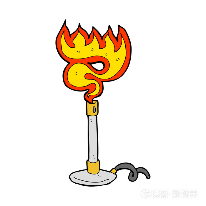 卡通bunsenburner