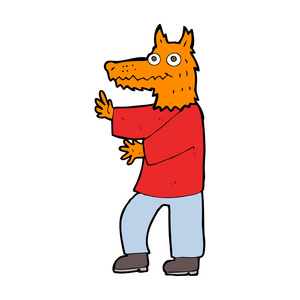 卡通漫画搞笑狐狸的人照片