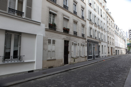 在法国的巴黎街道