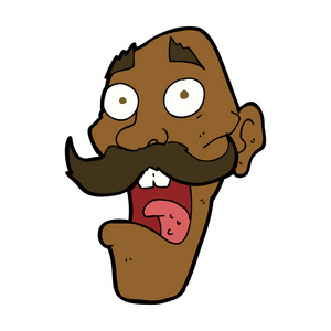 欢乐动漫漫画女孩作为圣诞老人在跳跃动漫与思想泡泡面目狰狞,圣诞