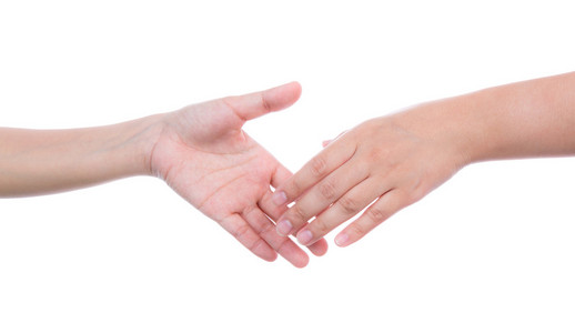 两个女人的握手图片