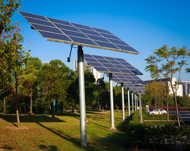 公园绿色能源太阳能发电系统