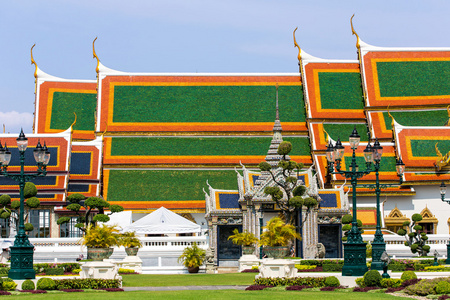 在曼谷，泰国大皇宫