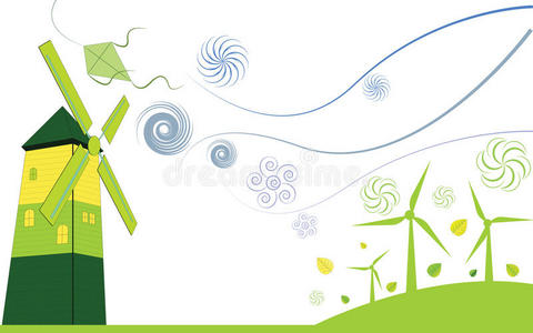 春风拂面插画-春风拂面手绘-春风拂面卡通图-摄图新视界