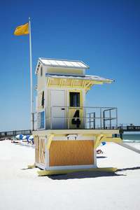 佛罗里达海滩上的海滩小屋