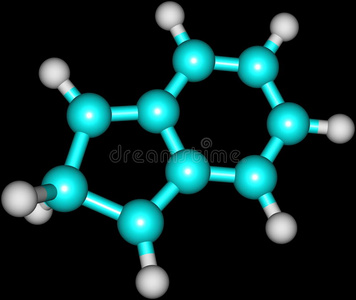 黑底2h茚的分子结构