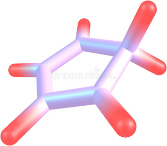 白底环戊二烯分子结构