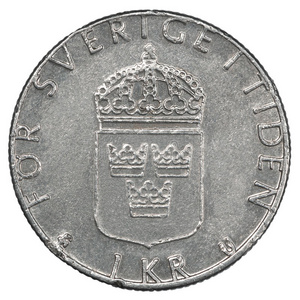 一枚瑞典克朗硬币