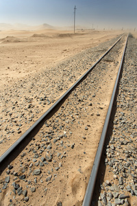 沙漠的铁路 纳米比亚