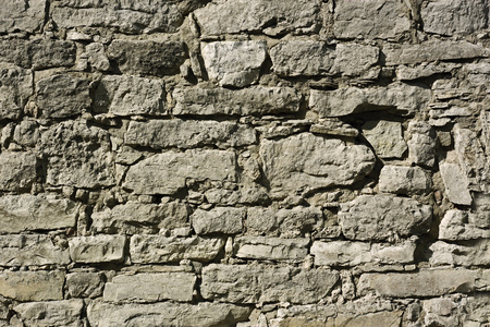 古老的城墙的设防的细节图片
