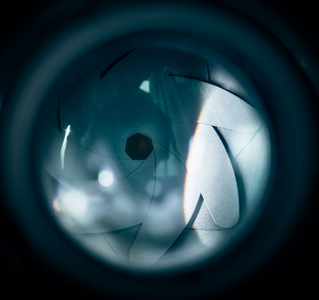 相机镜头光圈照片