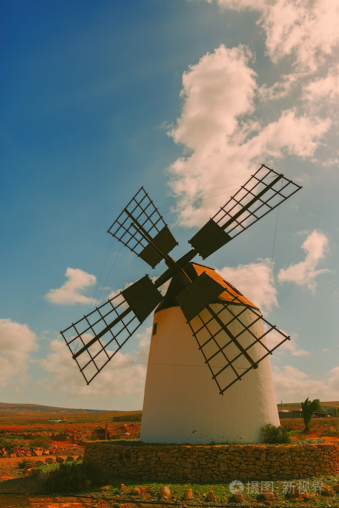 风车西班牙加那利群岛富埃特文图拉