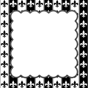 黑色和白色百合花图案纹理的织物与 embroi