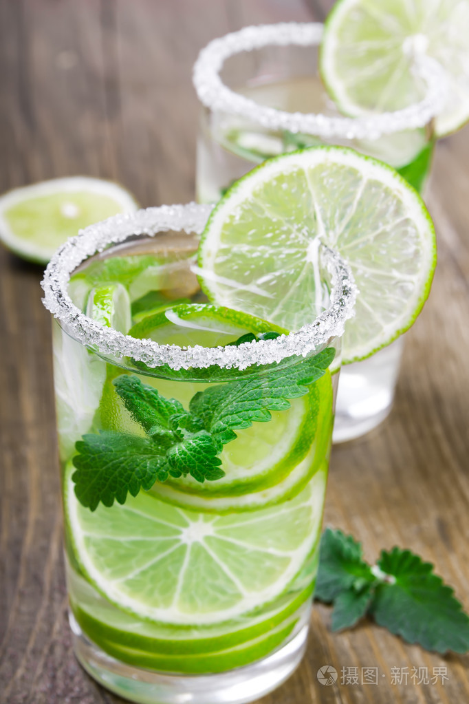 石灰, 薄荷饮料的