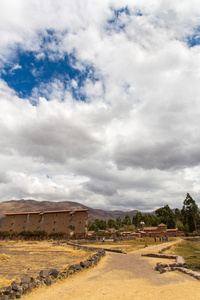 wiracocha 寺的废墟