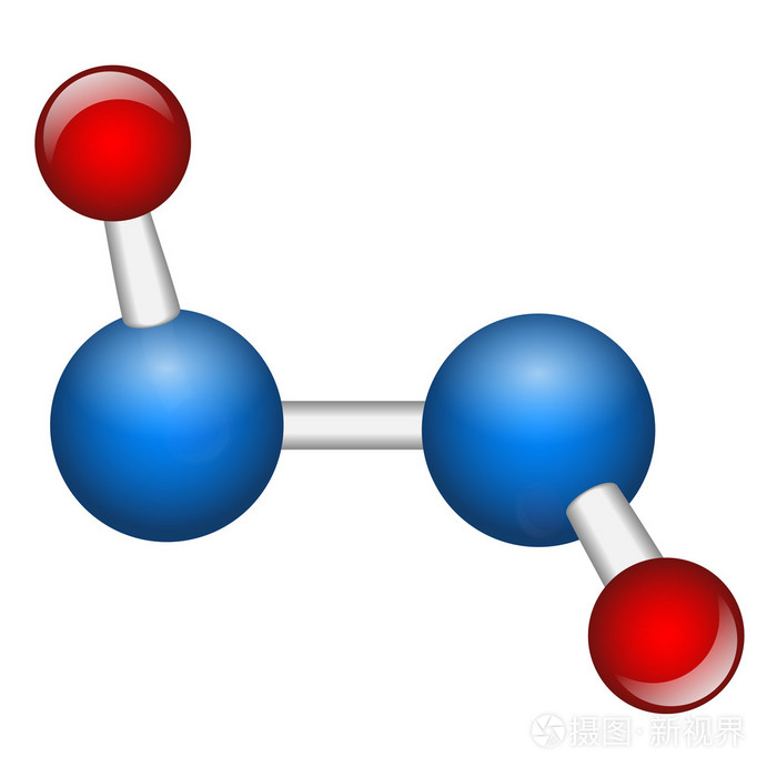 双氧水的球棍模型图片