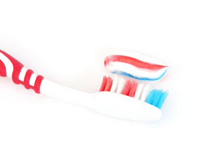 牙刷和牙膏