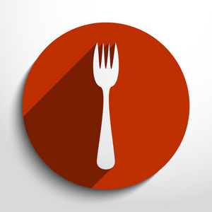 矢量 disware 和餐具 web 图标