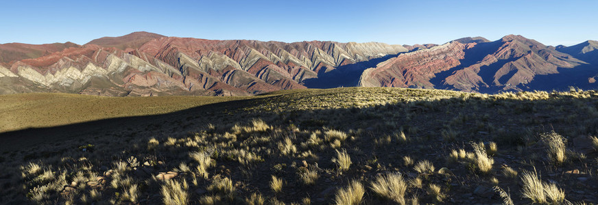 山的14色，克夫拉达的Humahuaca，北部ARG