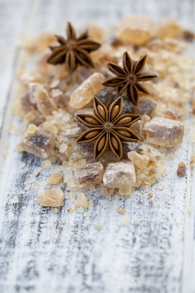 八角茴香的红糖圣诞香料