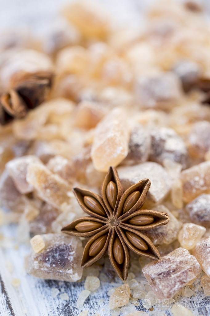 八角茴香的红糖圣诞香料