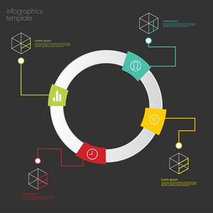 现代信息图形模板