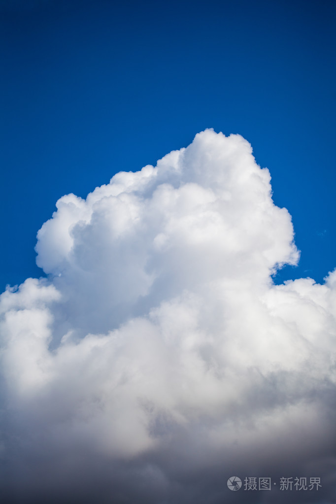 蓝天上的积云