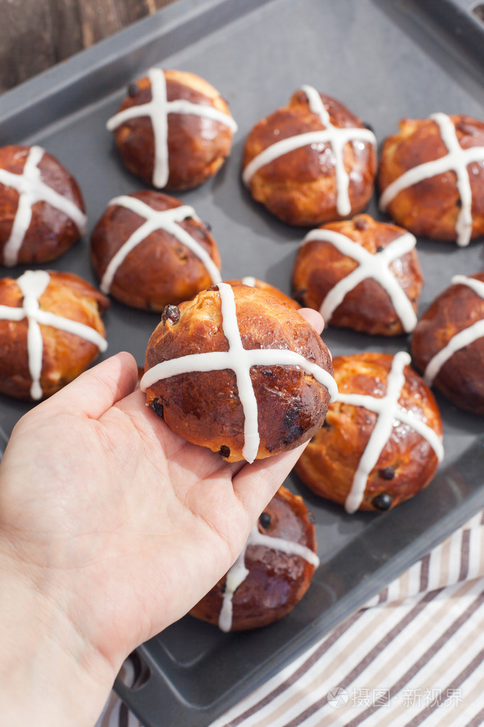 复活节十字面包