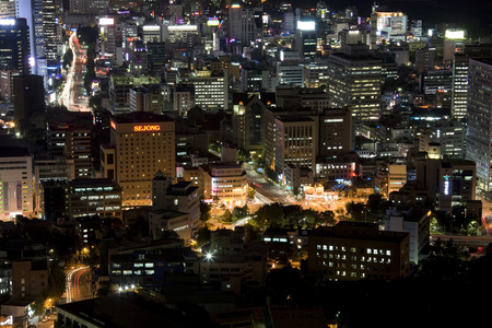 首尔美丽夜景