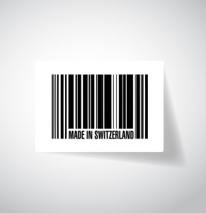 在瑞士条码插画设计