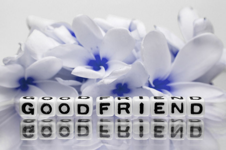 蓝色花朵的好朋友