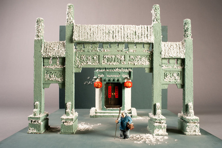 模型的中国剧院的歌剧图片