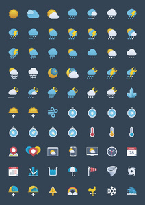 天气图标集图片