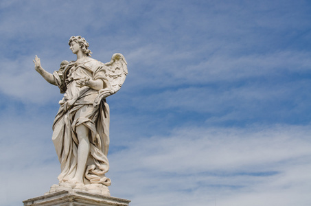 天使雕像，圣天使城堡，罗马意大利