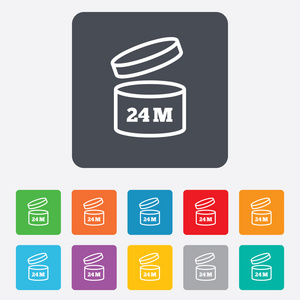 开启使用后 24 个月内签署图标