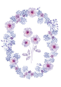 水彩花卉插图