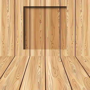 木材的背景上的抽象框架可用于模板或 web