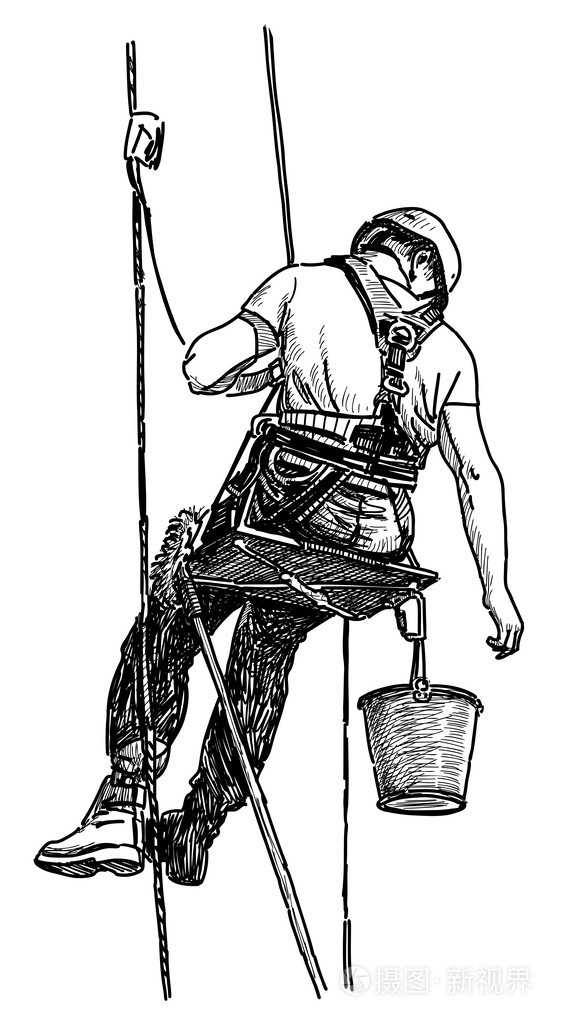 在工作的建筑工人