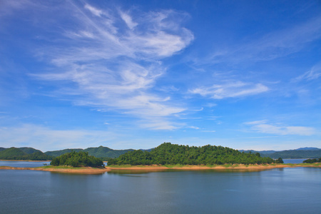 碧差汶府大坝景色