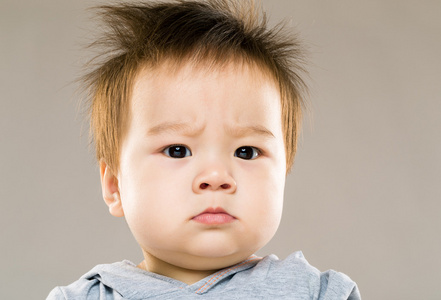 愤怒的宝宝图片