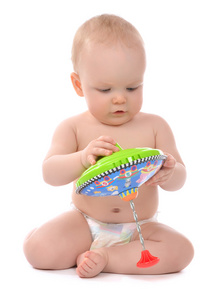 婴儿婴儿男孩蹒跚学步玩陀螺玩具