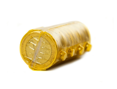 增塑的欧元硬币管