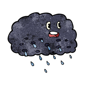 卡通雨云